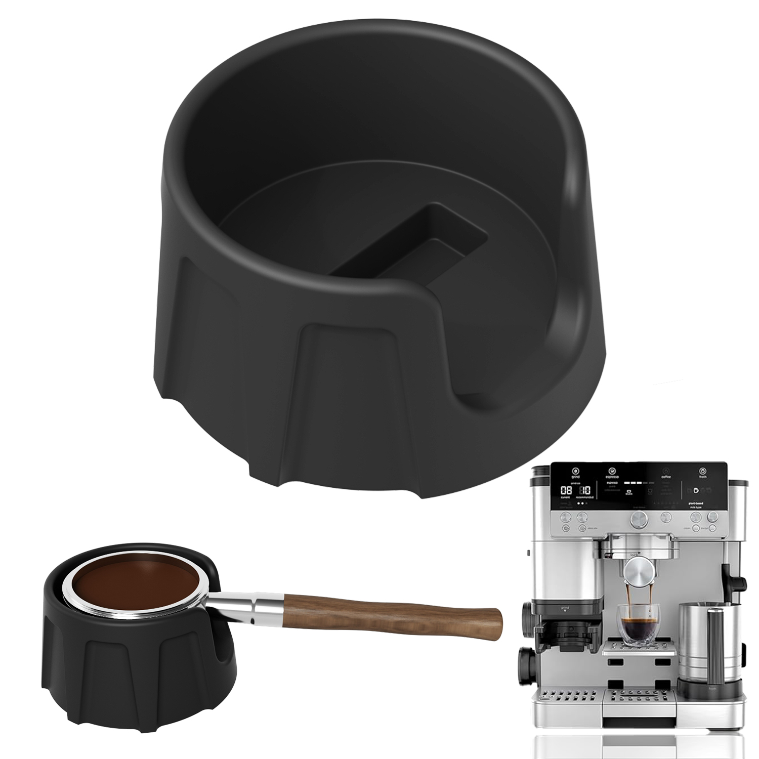 Custom silicone coffee tamper mat