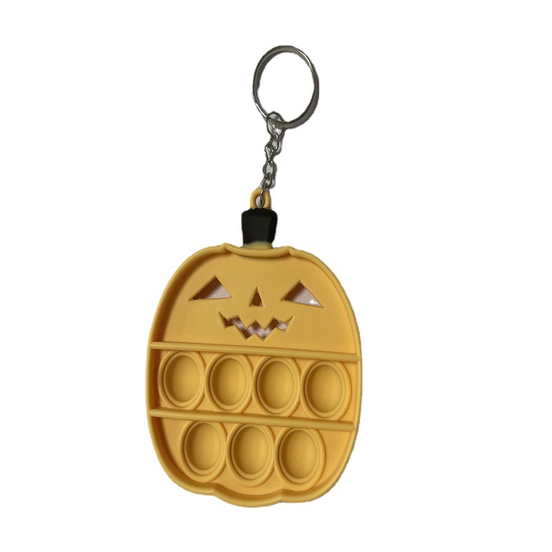 Pumpkin Fidget Keychain